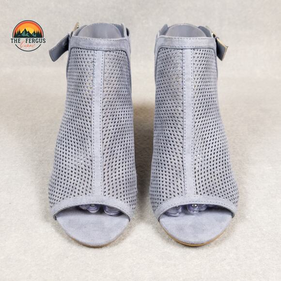 NWOT Unisa Casual Sandal Womens Sling Open Toe Mesh Shoe Block Heel Blue Size 8M - Picture 2 of 12